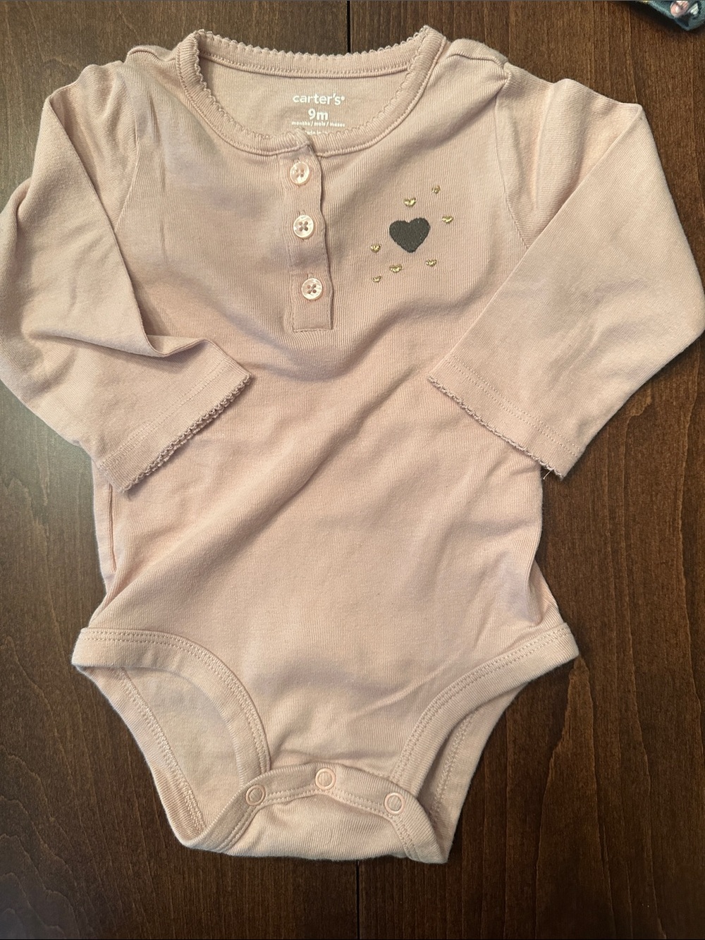 Carter’s Baby Girl Mixed Outfit Bundle - Pink, Peach, White, Gray, Floral - Picture 2 of 9